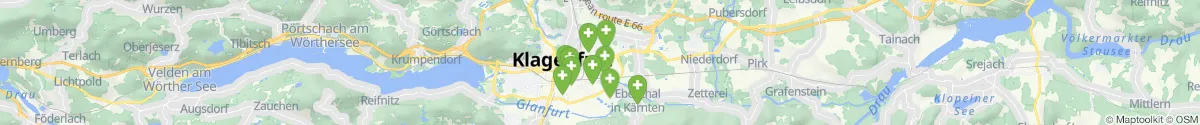 Map view for Pharmacies emergency services nearby Ebenthal in Kärnten (Klagenfurt  (Land), Kärnten)